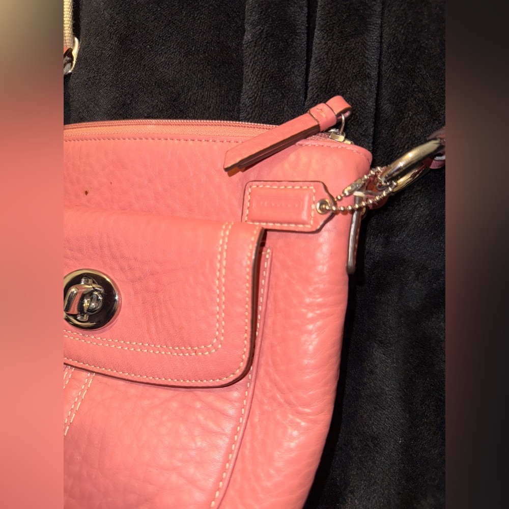 Coach Coral Crossbody Bag with Gold Details - Picture 6 of 16